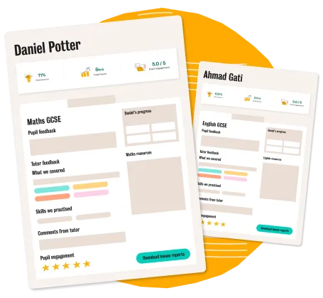 B2B lesson reports image