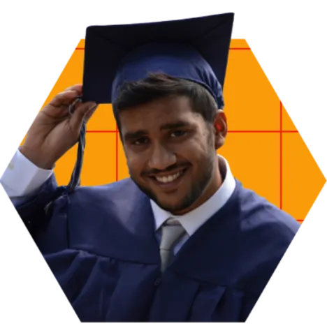 Image of a tutor graduating