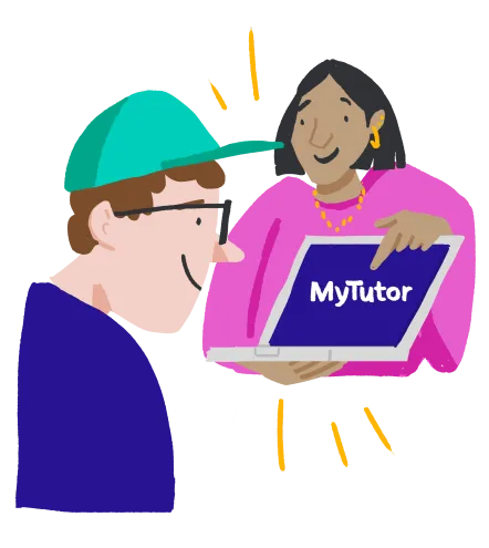 Student looking at laptop with teacher